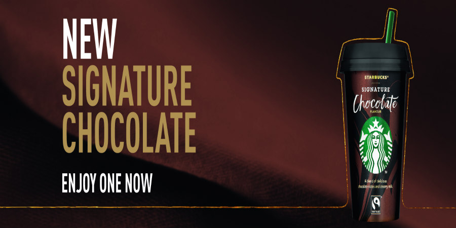 Το Signature Chocolate ήρθε να προστεθεί στη λατρεμένη σειρά έτοιμων προς κατανάλωση, κρύων ροφημάτων Starbucks Chilled Classics
